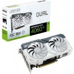 Asus Dual GeForce RTX 4060 Ti WHITE 8GB GDDR6 90YV0J42-M0NA00 – Zbozi.Blesk.cz