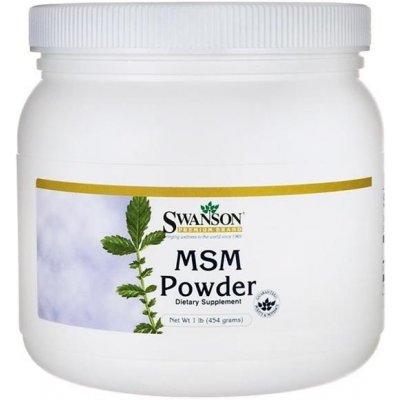 Swanson MSM Methylsulfonylmethan 100% pudr 454 g