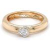 Prsteny Beny Jewellery Zlatý Zásnubní Prsten se Zirkonem 7130100