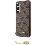 Pouzdro Guess 4G Charms Samsung Galaxy S23 hnědé – Sleviste.cz