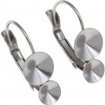 Náušnice pro Swarovski Rivoli 1122 chirurgická ocel - Obsah balení 10 ks MO 015 – Zboží Dáma