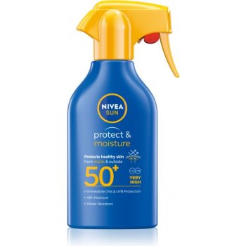 Nivea Sun Protect & Moisture hydratační spray na opalování SPF50+ 270 ml