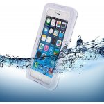 Pouzdro AppleMix Voděodolné plasto-silikonové Apple iPhone 6 Plus / 6S Plus - bílo-průhledné – Zbozi.Blesk.cz