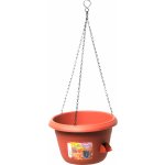 Plastkon Květináč samozavlažovací Marina 25 cm terakotový – HobbyKompas.cz