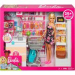 Mattel Barbie herní set supermarket – Zboží Dáma