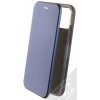 Pouzdro a kryt na mobilní telefon Apple Pouzdro 1Mcz Elegance Book flipové pro Apple iPhone 12 Pro Max tmavě modré dark blue