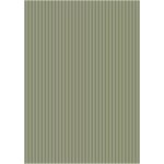 Ib Laursen Balicí papír Moss green stripes – 5 m, červená barva, zelená barva, papír – Zboží Živě
