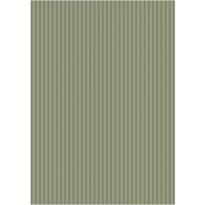 Ib Laursen Balicí papír Moss green stripes – 5 m, červená barva, zelená barva, papír – Zboží Živě