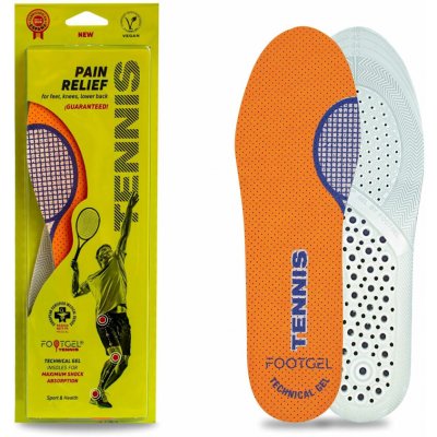 FOOTGEL TENNIS Gelové vložky oranžová – Hledejceny.cz
