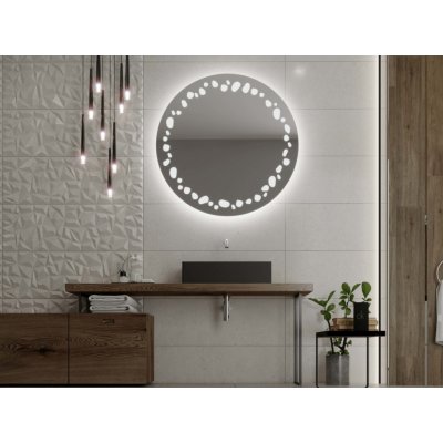 Artalo Kulaté LED zrcadlo C7 110 x 110 cm – Zboží Mobilmania