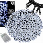 Real Home Vánoční světýlka, 200 LED, ozdobná vánoční stromečková světelná řetěz, 20 m, bílá, studená barva – Hledejceny.cz