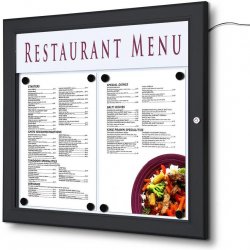 Jansen Display menu vitrína 2 x A4