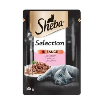 Sheba Selection in Sauce s lososem 85 g