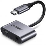 Ugreen 50596 USB-C na Type-C, Jack 3,5mm, šedý – Zboží Živě