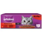 Whiskas klasický výběr ve šťávě pro dospělé kočky 80 x 85 g – Zbozi.Blesk.cz