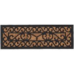 ESSCHERT DESIGN BEST FOR BOOTS s kokosovým vláknem černá s přírodní s ornamenty 75 x 25 cm – Zboží Dáma