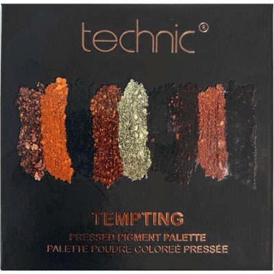 Technic paletka pigmentů v hnědých odstínech Pressed pigment palette Tempting 6,75 g – Zbozi.Blesk.cz