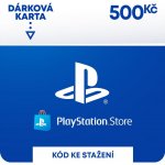 PlayStation Store Dárková karta fyzická 500Kč CZ – Zboží Živě
