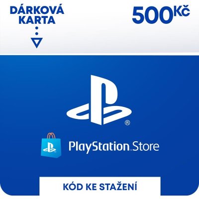 PlayStation Store Dárková karta fyzická 500Kč CZ – Zboží Živě