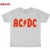 Dětské tričko ROCK OFF Tričko metal AC-DC Logo černá