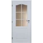 Doornite Socrates Interiérové dveře 70 L, 746 × 1983 mm, lakované, levé, bílé, prosklené C1M1W2.70L1.XC – Zbozi.Blesk.cz