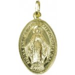 Infinitysilver Stříbrný přívěsek madonka MIR 3 zlacená 504265G – Hledejceny.cz