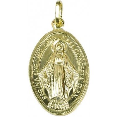 Infinitysilver Stříbrný přívěsek madonka MIR 3 zlacená 504265G – Hledejceny.cz