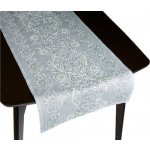 Bellatex Ubrus běhoun šedá krajka 50x140cm – Zbozi.Blesk.cz