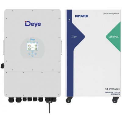 Deye Set 12 kW + baterie 15 kWh DiPower – Sleviste.cz