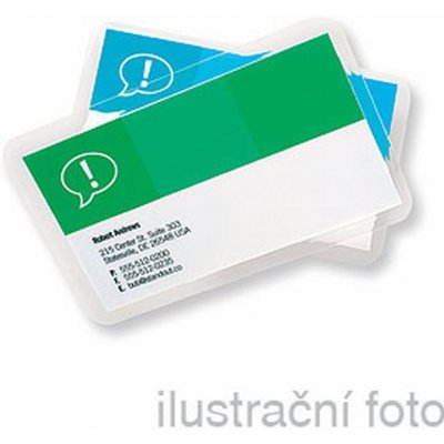 Laminovací fólie 54x86 (mm), 100ks, 2x 175mic, lesklá – Hledejceny.cz