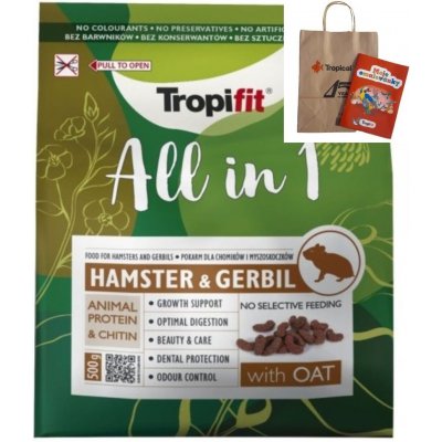Tropifit Hamster & Gerbil 0,5 kg – Zbozi.Blesk.cz