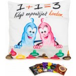 Impar Polštář na kondomy 1+1=3 55x55 – Sleviste.cz