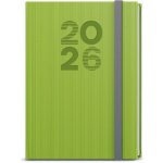 Oskar Vigo A5 Týdenní 2026 zelená – Zboží Dáma