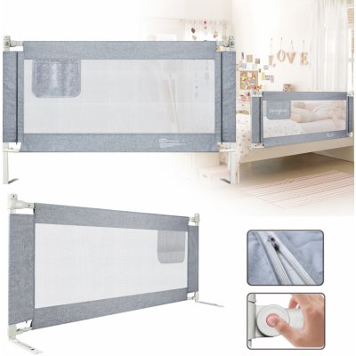 LZQ zábrana na postel Bed Guard 180 cm Červená – Zboží Mobilmania