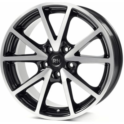 RH DE Sports 8x17 5x108 ET35 black polished | Zboží Auto