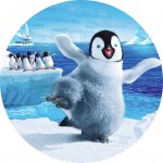 Jedlý papír HAPPY FEET ● Určení: Obrázek na dort – Hledejceny.cz