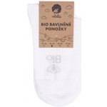 Bio bavlněné ponožky bílá – Sleviste.cz