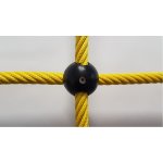 Šplhací síť Herkules PES 16 mm oko 30 cm plastové koule žlutá – Zboží Mobilmania