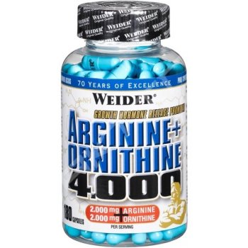 Weider Arginine + Ortnithine 4000 180 kapslí