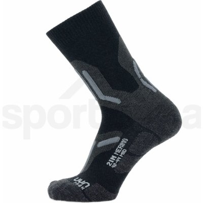 UYN ponožky Lady Trekking 2IN Merino Mid Socks Black/grey – Zboží Dáma