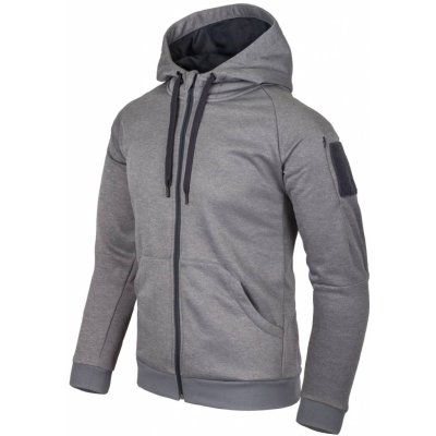 Mikina Helikon-Tex Urban tactical Hoodie černo šedá melanž – Zboží Dáma