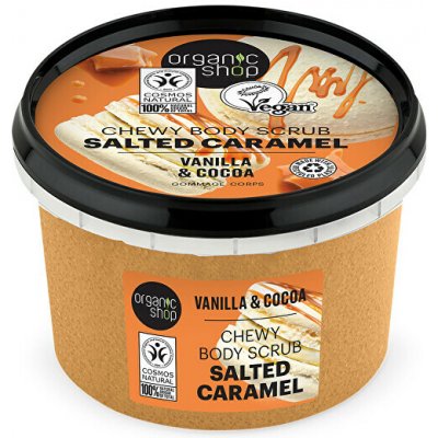 Organic Shop Hustý tělový peeling slaný karamel 250 ml – Sleviste.cz