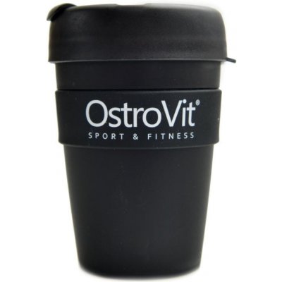 Ostrovit Mug hrnek se šroubovacím víčkem 340 ml černý – Zboží Mobilmania