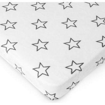 4Home prostěradlo mikroflanel Stars grey 160x200