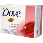 Dove Supreme Fine Silk toaletní mýdlo 4 x 100 g – Zboží Dáma