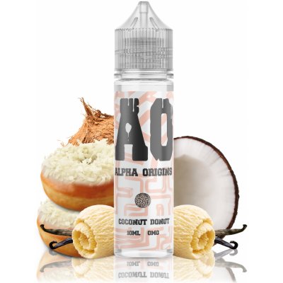Alpha Origins Shake & Vape Coconut Donut 10 ml – Zboží Mobilmania