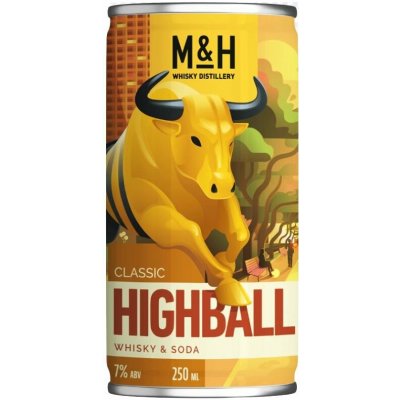 M&H Classic Highball Whisky & Soda 7% 0,25 l (holá láhev) – Hledejceny.cz