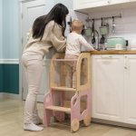 Family scl Montessori učící věž s motivem auta 3v1 Růžová Přírodní – Hledejceny.cz