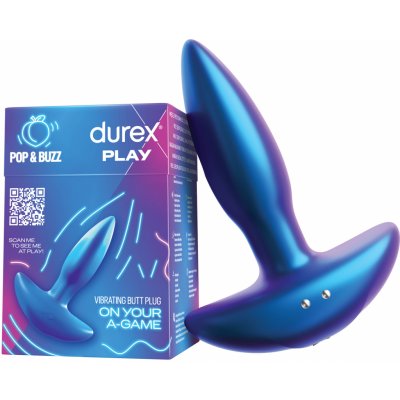 Durex Play Pop & Buzz Vibrating Butt Plug – Zboží Dáma