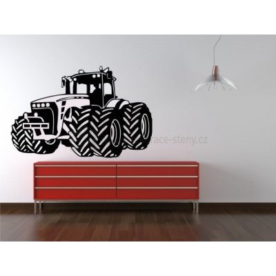 dekorace-steny.cz 348 - Nálepky - Obří traktor - 40 x 60 cm – Zboží Mobilmania